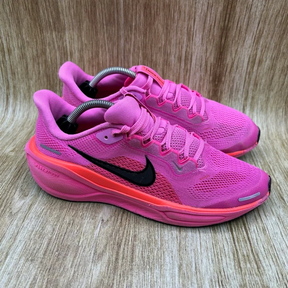 Nike Air Zoom Pegasus 41 Women's Size 7 Pink Running Shoes Athletic FN5041-603